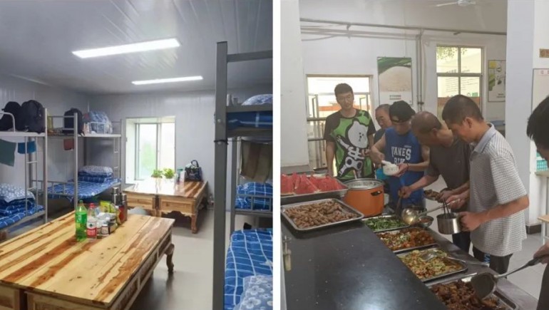 高低同欲克时艰，，，，，，，驻厂保产显担任